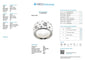 Bague 56 Bague en or blanc avec diamants, certifiée HRD 58 Facettes