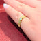 Bague 52 Bague or jaune et diamants 58 Facettes 30097