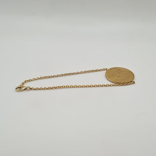 Collier Bracelet Souverain or jaune et chaine 58 Facettes