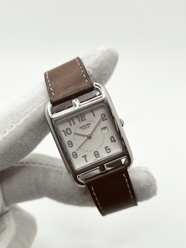 Montre Hermès - Montre Cape Cod Grand Modèle en acier 58 Facettes