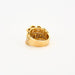 Bague 51 Bague or jaune pavage diamants 58 Facettes