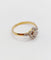 Bague 55 Bague marguerite antique en or 18k et diamants taille rose (circa 1900) 58 Facettes A06395