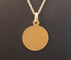 Médaille Ange avec chaîne, Or Jaune