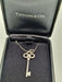 Collier Tiffany & Co. - Crown Key or blanc Diamants 58 Facettes