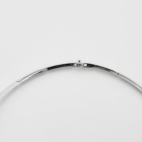 Collier Collier or gris et diamants Louis Féraud 58 Facettes