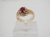 Ring 52 Ring Yellow Gold Diamonds Ruby 58 Facettes