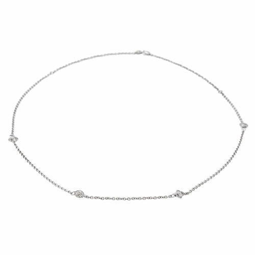Collier Collier Or blanc Diamant 58 Facettes 3970466CN