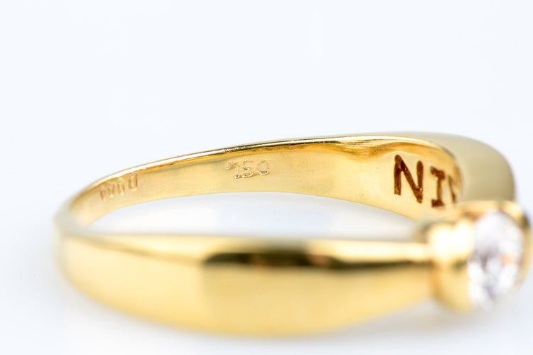 Bague 60 Bague BALMAIN  or jaune diamant 58 Facettes BG31200172-107