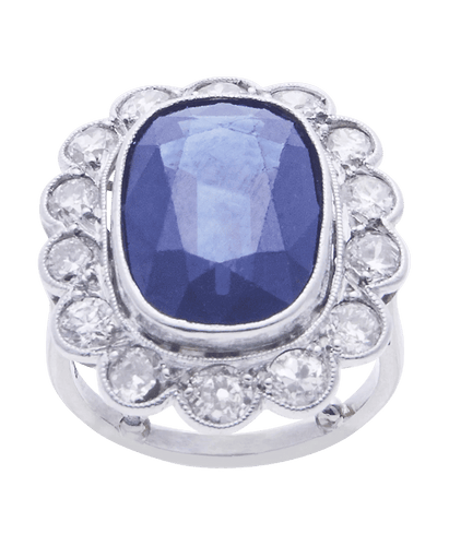 Bague Bague Shiny Marguerite Or blanc 18K Saphir Diamant 58 Facettes BO200038/SHINYMARGUERITE