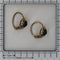 Boucles d'oreilles Boucles d'oreilles baroques ibériques, vers 1725 – Or 18 carats avec pierres en pâte de verre 58 Facettes 25115-0312
