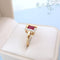 Bague 56.5 Bague Rubis et Diamants Or 18 K 58 Facettes AA 1739