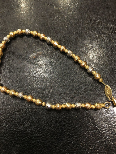 Bracelet 3 Ors 18 Carats 58 Facettes