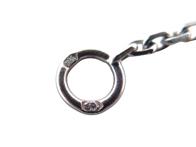 Collier collier VAN CLEEF & ARPELS alhambra vintage calcedoine vcard34900 or blanc 58 Facettes 270786