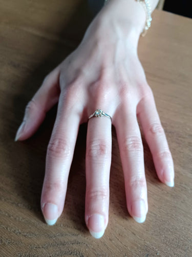 Bague 49.5 Bague Solitaire or et diamants 58 Facettes