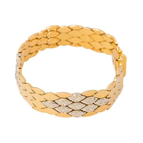 Bracelet Bracelet Or jaune, Or blanc 58 Facettes 4470158RV