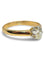 Bague 57 Solitaire or jaune et diamant 0,40 ct 58 Facettes 1375