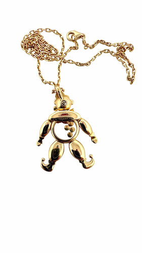Collier Collier Chopard Happy clown or jaune 58 Facettes