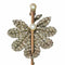 Broche Élégance automnale : broche victorienne en forme de feuille de châtaignier et diamant 58 Facettes 13361-0011