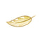 Broche Broche feuille or jaune. 58 Facettes 35281