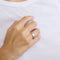 Bague Alliance Plate 58 Facettes LP365