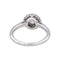 Bague Solitaire  Or blanc Diamant