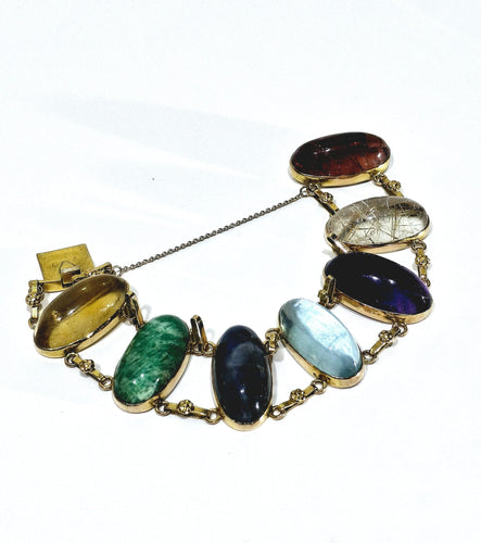 Bracelet Bracelet en or et pierres 58 Facettes