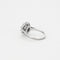 Bague 54 Bague platine et or gris avec diamants 58 Facettes GU65