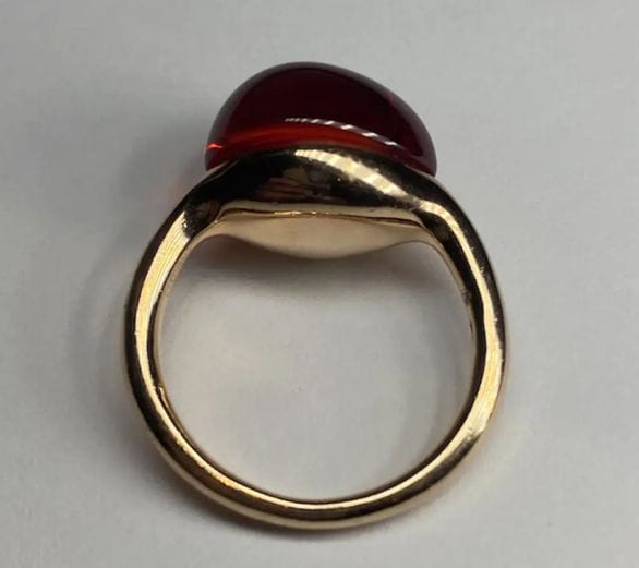 Bague 51 POMELLATO - Bague ROUGE PASSION or saphir 58 Facettes