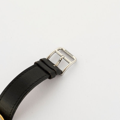 Montre HERMES - Montre Arceau - Plaqué or et acier 58 Facettes