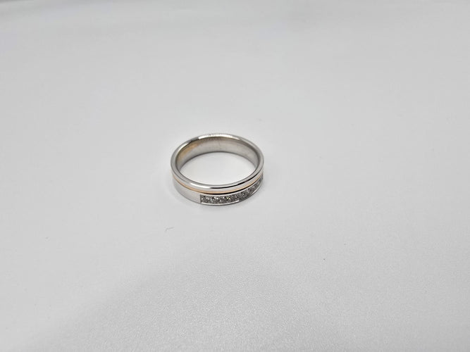 Bague 56 Bague Or Blanc Jaune / Rose sertie de diamants 58 Facettes 1-0000636/2