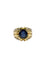 Bague 49.5 Bague Saphir et diamants en or jaune 58 Facettes