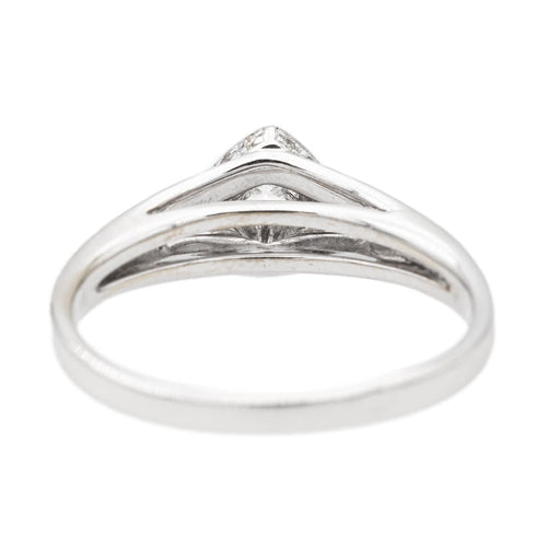 Bague 51 Mauboussin Bague Solitaire Love My love Or blanc Diamant 58 Facettes 2366861CN