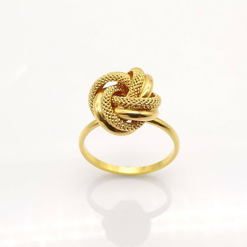 Bague 58 Bague en or jaune 18 carats 58 Facettes