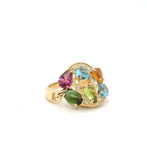 Bague 55 BULGARI - Bague « Collection Astrale » - Or jaune 58 Facettes 1.0000848/4