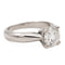 Bague 52 Bague Solitaire Or blanc Diamant 58 Facettes 2414341CN