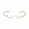 Boucles d'oreilles Boucles d'oreilles Créoles  Or jaune 58 Facettes 4823781CN