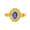 Bague 51 Bague  Or jaune Saphir, Diamant 58 Facettes 4205265CN