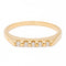 Bague Demi alliance Or jaune Diamant