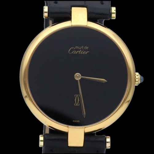 Montre Cartier Montre Must De Cartier Vermeil 58 Facettes MT44875
