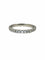 Bague 48 Alliance or blanc et diamants 0,80 ct 58 Facettes 73201