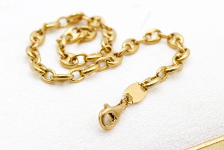 Bracelet maille grain de café