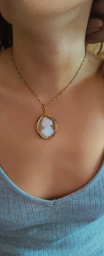 Pendentif Pendentif camée ancien en or jaune 58 Facettes 591