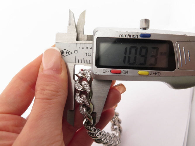 Bracelet bracelet EDOUARD NAHUM gourmette diamants 3.12ct en or blanc 18k 58 Facettes 269762