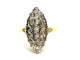 Bague 53.5 Bague Marquise Or blanc, Or jaune Diamant 58 Facettes 1875457CN