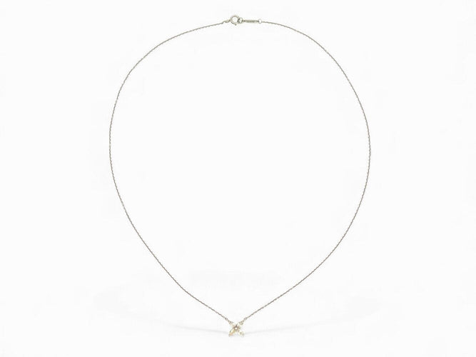 Collier collier TIFFANY & CO victoria fleur diamants 0.32ct platine 58 Facettes 271712