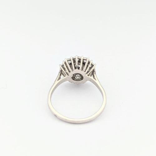 Bague 53 Bague or blanc et diamants 58 Facettes 31310