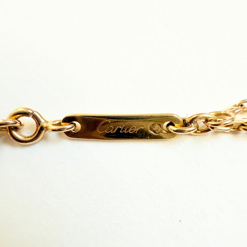 Collier CARTIER - Collier Or jaune et diamants 58 Facettes