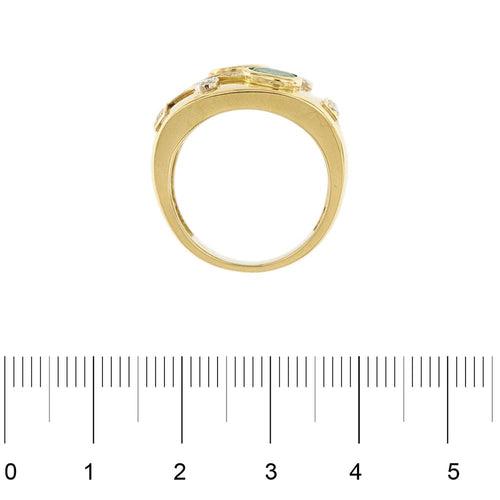 Bague Bague avec émeraudes et diamants 58 Facettes 34295