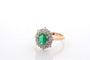 Bague 52 Bague ancienne émeraude et diamants 58 Facettes 27503-27622