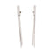 Boucles d'oreilles Boucles d'oreilles "barettes" or blanc, diamants. 58 Facettes 34026